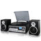 Trexonic 3-Speed Vinyl Turntable Home Stereo System with CD Player, FM Radio, Bl - Image 1 of 5