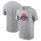 Nike Men's Heather Gray Ohio State Buckeyes Primetime Evergreen Logo T-Shirt - Image 1 of 4