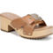 Womens Leather Slides Mule Sandals - Image 1 of 3