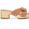 Womens Leather Slides Mule Sandals - Image 2 of 3